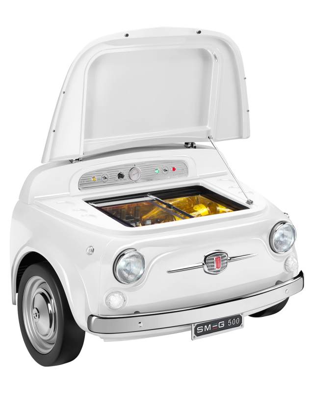 FIAT X SMEG White Electric Cooler